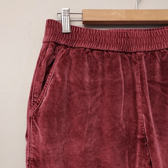 Madewell Rouge Velvet Jogger Track Pant Size Small Athleisure - Picture 8 of 11